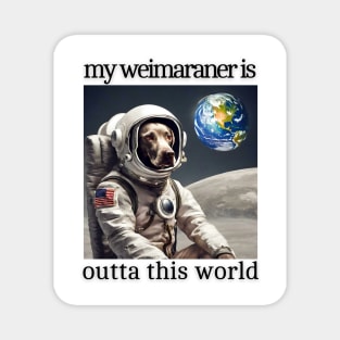 Outta This World Weimaraner Magnet