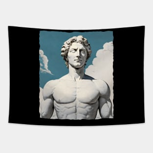 Emotive Neoclassical Sculpture Tapestry