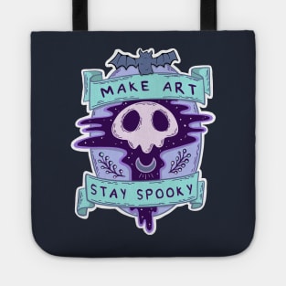 Make Art Stay Spooky Tote