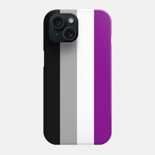 Proud Asexual Pride Flag (Proud LGBTQ+ Community Pride Flag) Phone Case