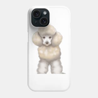 Cute Poodle Drawing Phone Case