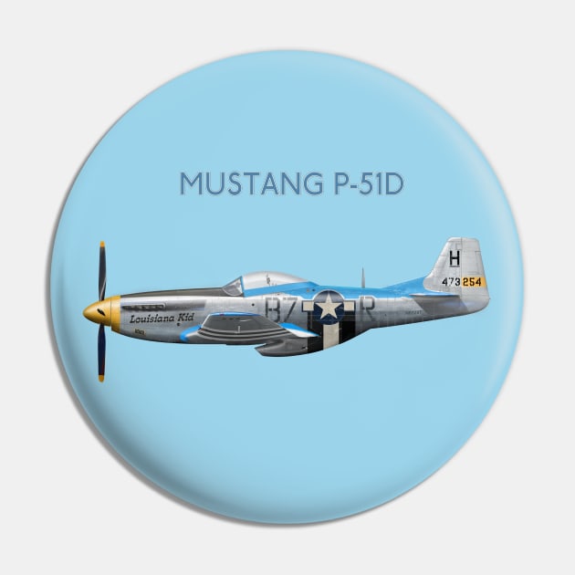 P51 Mustang Louisiana Kid Pin by Spyinthesky