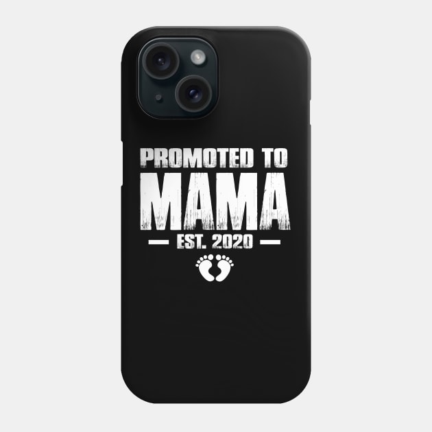 Promoted to Mama 2020 Funny Mother's Day Gift Ideas For New Mom Phone Case by smtworld