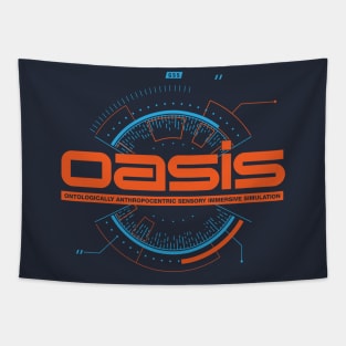 OASIS Navy Tapestry