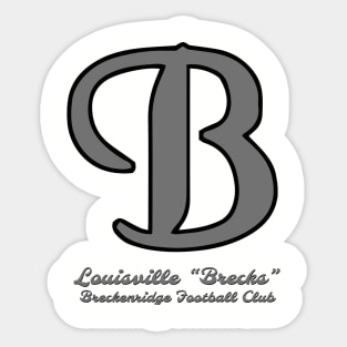 MindsparkCreative Louisville Brecks Football T-Shirt
