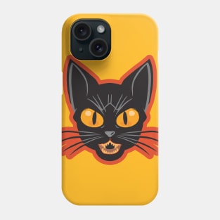 Vintage Black Cat Phone Case