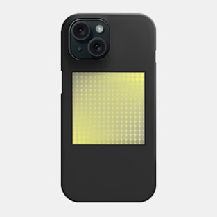 Pattern of yellow and green circles Phone Case