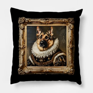 Renaissance German Shepherd Pillow