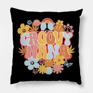 Groovy Nana Shirt, Hippie Nana Pillow