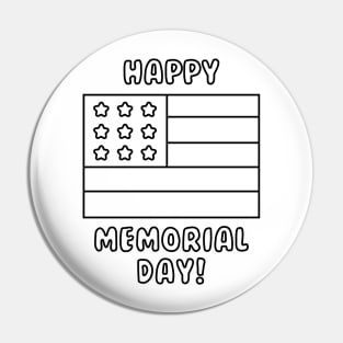 Color Your Own Shirt Memorial Day To Color with Markers For Kids Pin