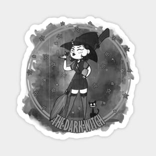 The dark witch - B&W Magnet