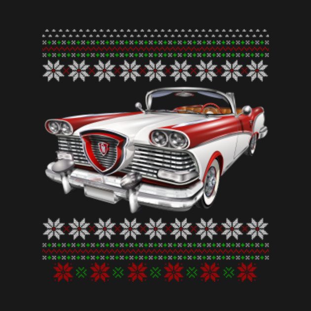 Classic Car Ugly Christmas Sweater Christmas Gift Ideas Christmas