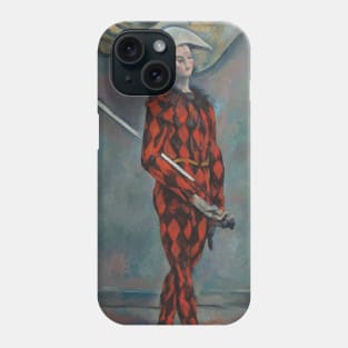 Harlequin by Paul Cezanne Phone Case