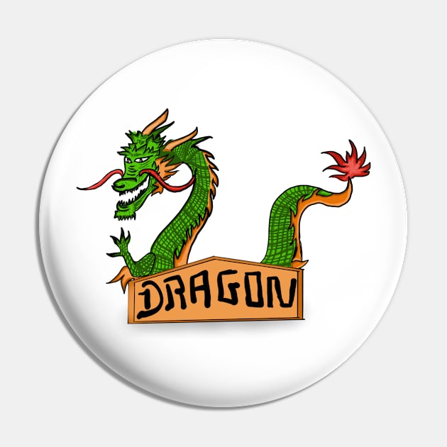 Dragon Pin by Joker & Angel