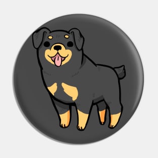 Cute Rottweiler Pin