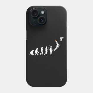 Human Evolution Basketball graphic Phone Case