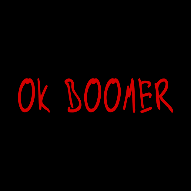 Ok boomer by bestanimyTshirts