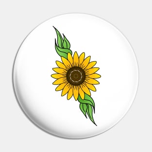 Sunny Day Sunflower Pin