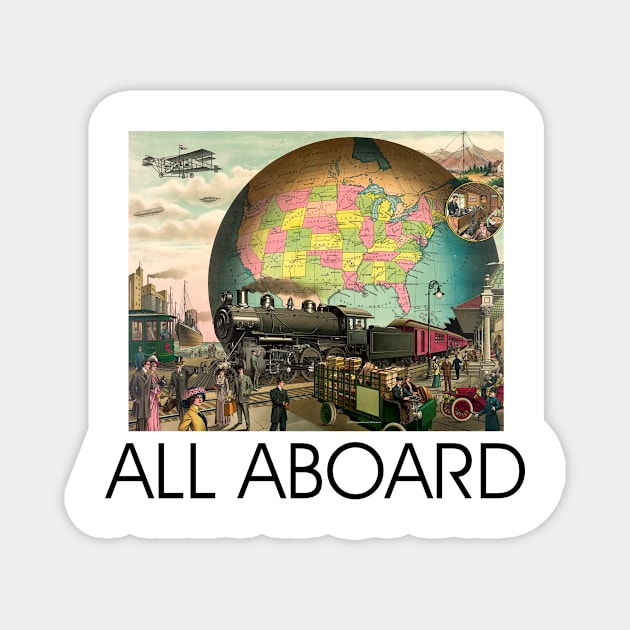 Train Country Magnet by teepossible