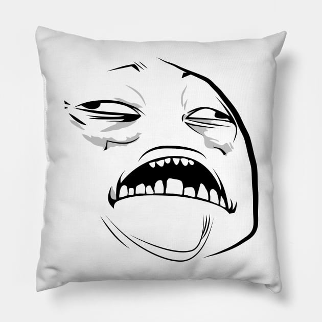 AwYeah Pillow by GoonyGoat