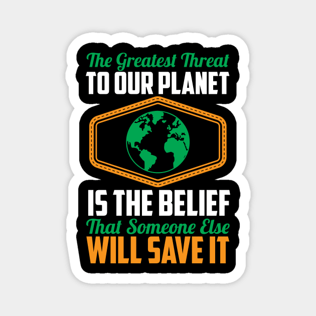 Nature Protection Climate Change Fidays For Future Demonstration Quote Magnet by MrPink017