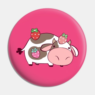 Strawberry Cow Pin