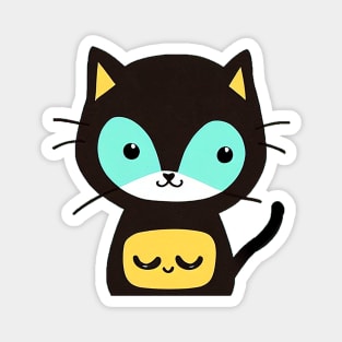 Cute kitten illustration Magnet