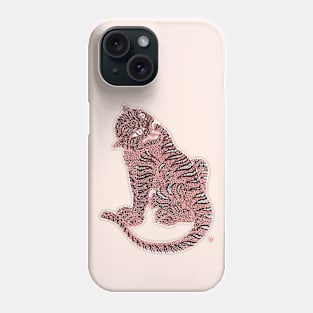 Pink Tiger -Minhwa Korean folk art Phone Case
