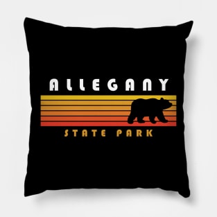 Allegany State Park New York Bear Camping Pillow