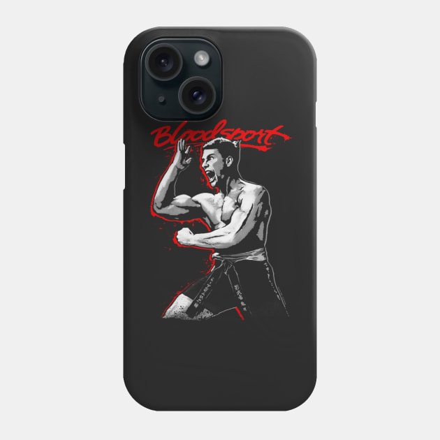 Bloodsport action Phone Case by lonignginstru