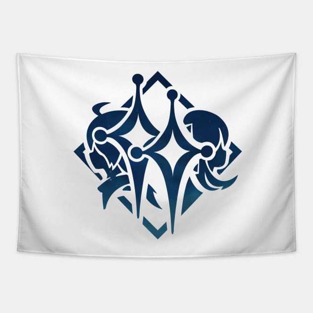 Genshin Impact Traveler Emblem - Cryo Tapestry by GachaSlave