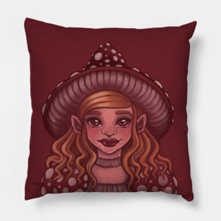 Amanita Witch Pillow