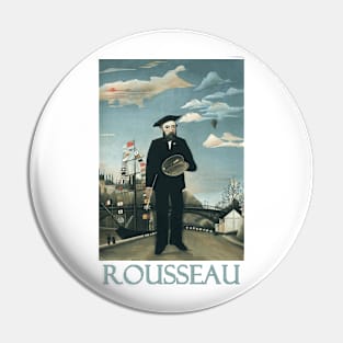 Self Portrait by Henri Rousseau Pin