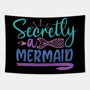 Secretly a Mermaid Tapestry