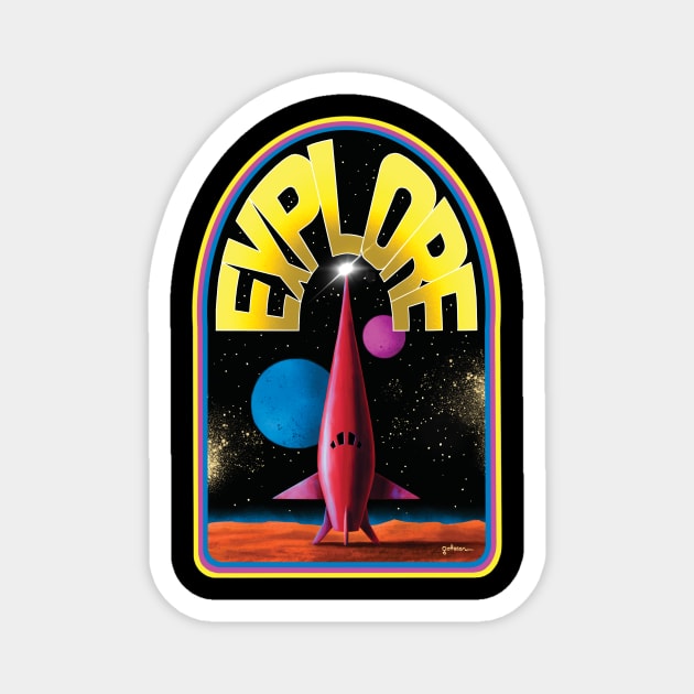 Explore Magnet by Gavin Otteson Art