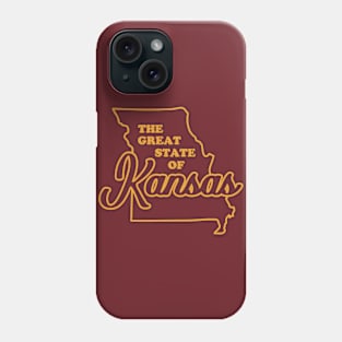 The Great State Of Kansas Phone Case