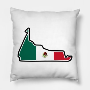 Autódromo Hermanos Rodríguez - Modern [flag] Pillow