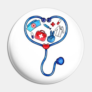 Peace Love Nursing | Nurse | Doctor Pin