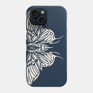 Whimsigoth Moth Moon Phone Case