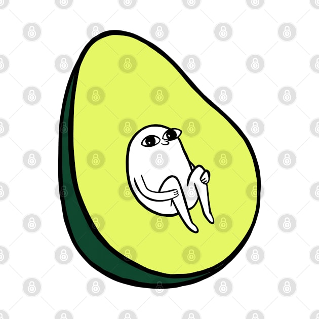 Funny avocado by kdegtiareva