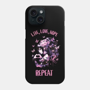 Cute girl Inspiration Saying Motivational love life,Inspiration for women, Positive quote for women, Positive quote for girl Phone Case