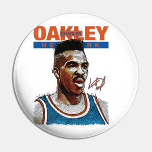 Charles Oakley New York Sketch Pin