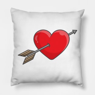 ARROW TO THE HEART Pillow