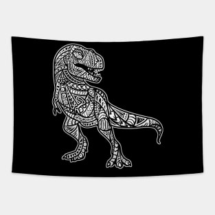 T rex Tribal Tapestry