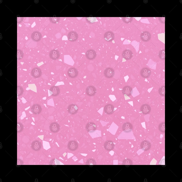 Pink Terrazzo Abstract Cute by Trippycollage