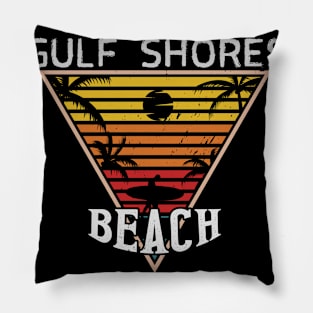 Beach happiness in Gulf Shores Pillow