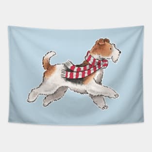 Wire Haired Fox Terrier Dog Tapestry