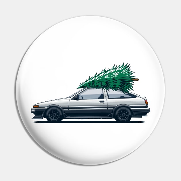 AE85 Trueno Pin by Markaryan