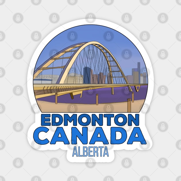 Waterdale Bridge Edmonton Canada Magnet by DiegoCarvalho