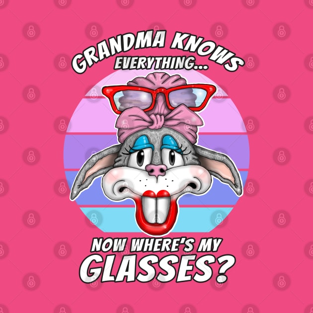 Grandma Knows Everything Funny Grandma Knows Best Mothers Day by Status71